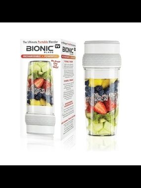 Bionic Blade Smoothie Blender Personal Portable Rechargeable Blender Juicer